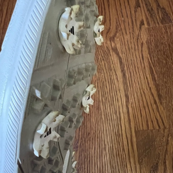 Adidas GOLF shoes. Very gentle wear. Excellent condition. White and silver - Picture 4 of 6